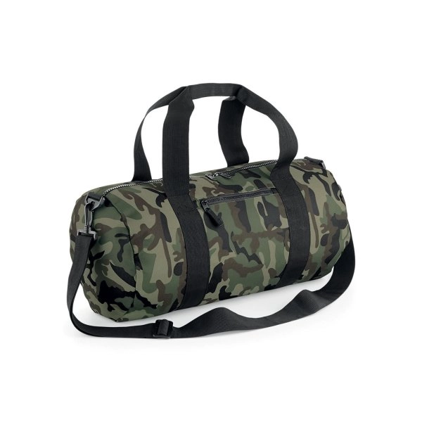 Camo Barrel Bag