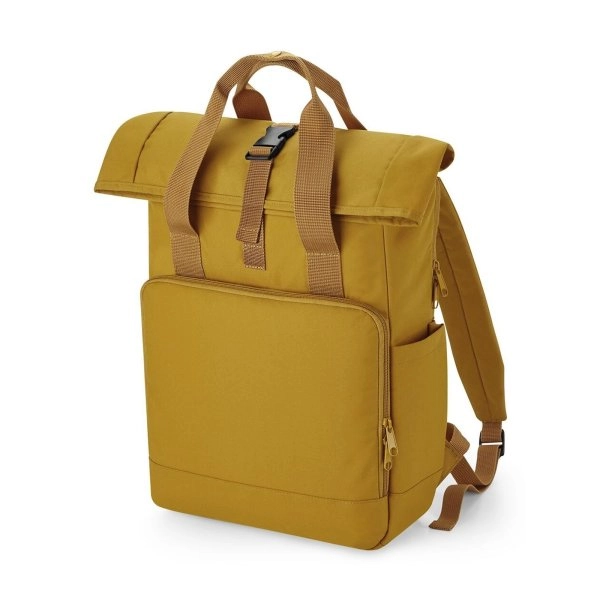 Recycled Twin Handle Roll-Top Laptop Backpack