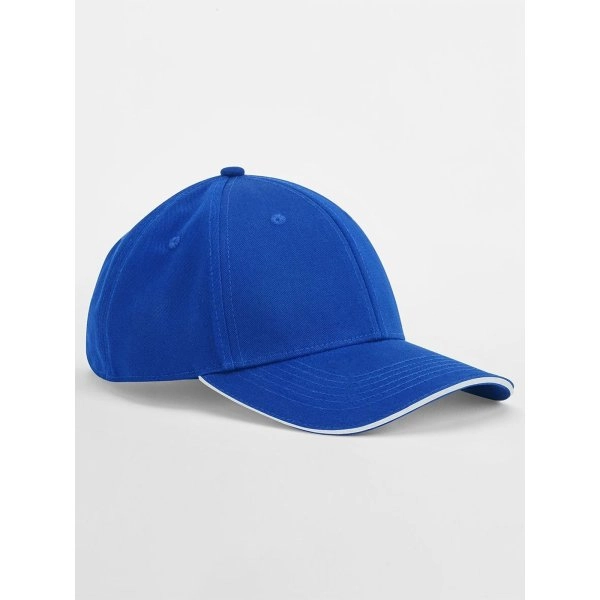 earthawarer-classic-organic-cotton-6-panel-cap-sandwich-peak-bright-royal-white-2.webp