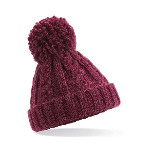 Infant Cable Knit Melange Beanie