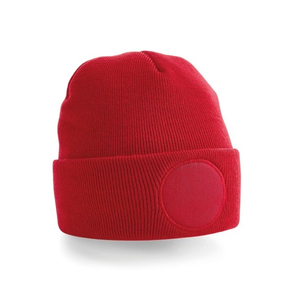 Circular Patch Beanie