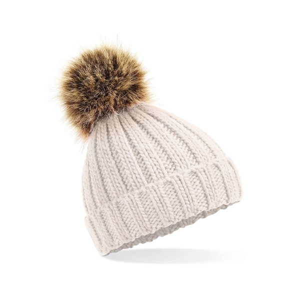 Infant Fur Pom Pom Chunky Beanie