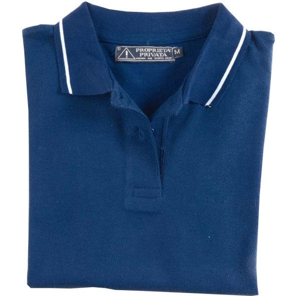 polo-a-pique-di-cotone-100-180-g-m2-con-riga-in-contrasto-manica-corta-da-donna-blu-notte-1.webp