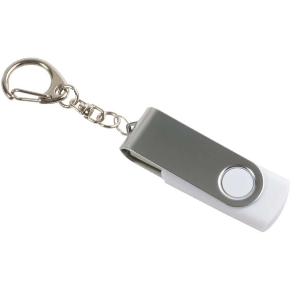 Chiavetta girevole USB 4Gb ABS gommata/Metallo Possibilità di import su richiesta a parti