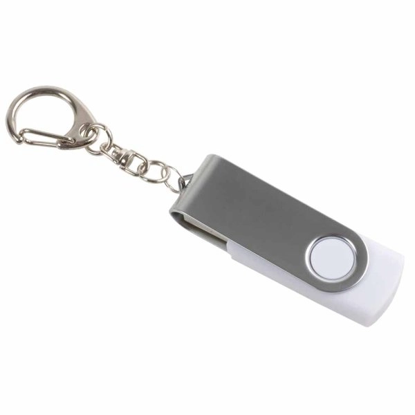 Chiavetta girevole USB 8Gb ABS gommata/Metallo Possibilità di import su richiesta