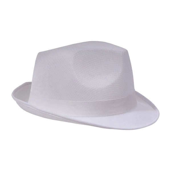 Cappello in poliestere con fascia elastica 2,5 cm applicabile e personalizzabile