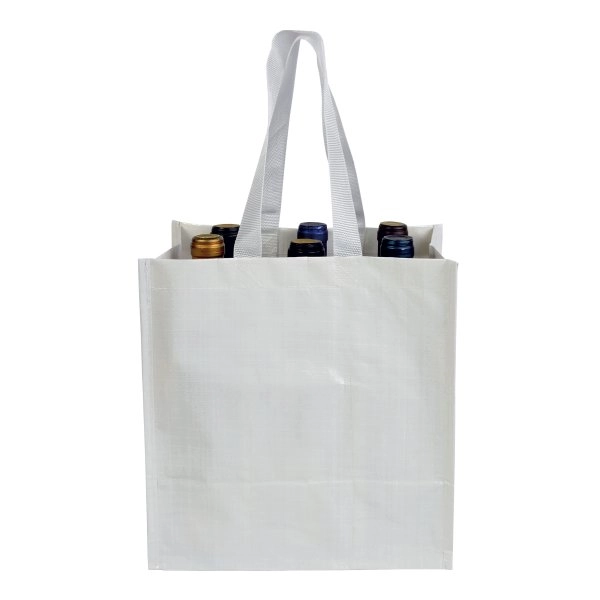 shopper-porta-bottiglie-6-posti-in-pp-laminato-120-g-m2-manici-corti-a-nastro-bianco-2.webp