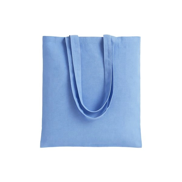 Immagine Shopper in cotone 130 g/m2, manici lunghi