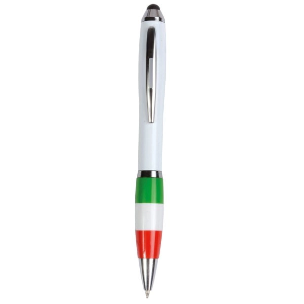 penna-twist-in-plastica-con-fusto-bianco-impugnatura-tricolore-e-gommino-per-touch-screen-tricolore-it-2.webp