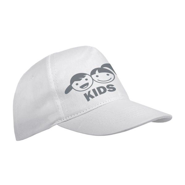 cappellino-in-poliestere-5-pannelli-per-bambino-bianco-2.webp