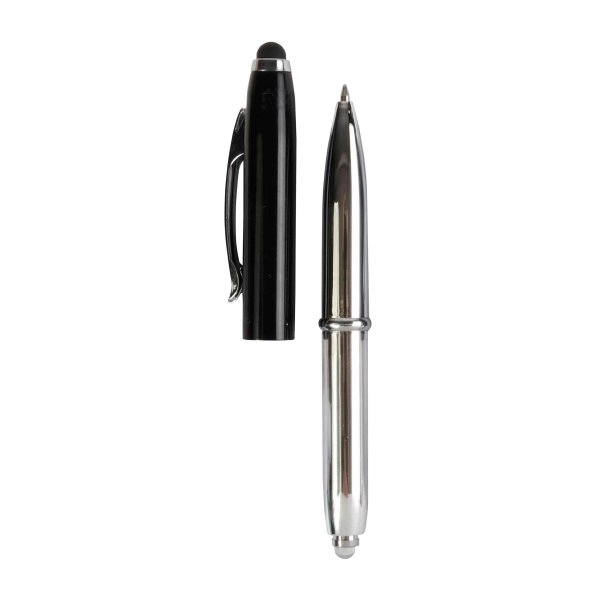 mini-penna-in-plastica-color-argento-con-cappuccio-e-clip-in-metallo-con-luce-nero-5.webp