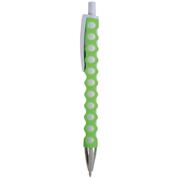 penna-a-scatto-in-plastica-con-fusto-clip-e-pulsante-bianchi-rivestimento-gommato-verde-mela-13.webp