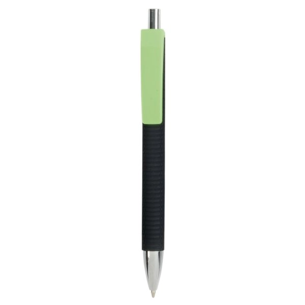 penna-a-scatto-in-plastica-con-fusto-gommato-effetto-pneumatico-nero-con-clip-larga-verde-mela-14.webp