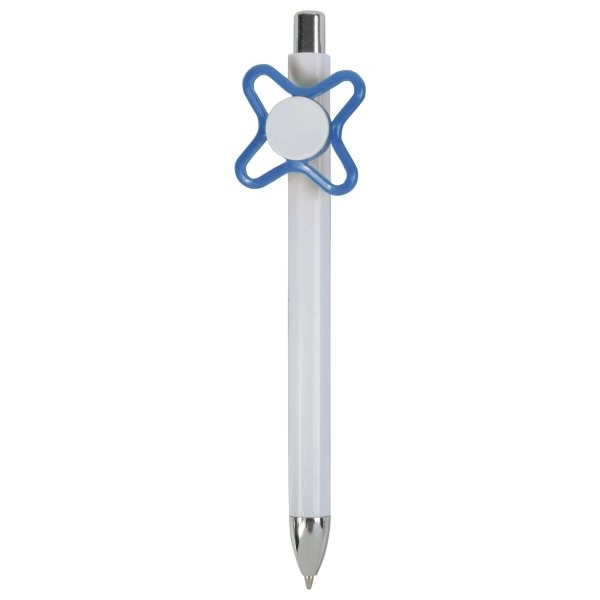 penna-a-scatto-in-plastica-bianca-con-spinner-colorato-royal-3.webp