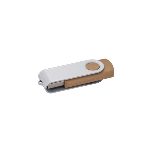 Chiavetta USB 4 Gb girevole in paglia di grano