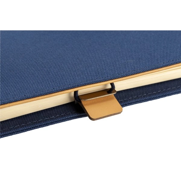 Immagine Cartella porta blocco A5 in R-PET con gancio di chiusura in metallo