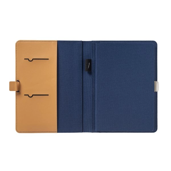 Immagine Cartella porta blocco A5 in R-PET con gancio di chiusura in metallo