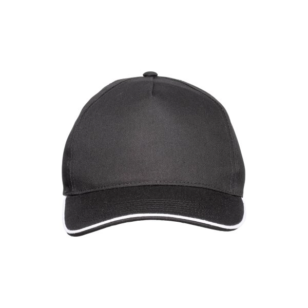 cappellino-in-cotone-5-pannelli-visiera-sandwich-in-contrasto-con-chiusura-con-velcro-nero-4.webp