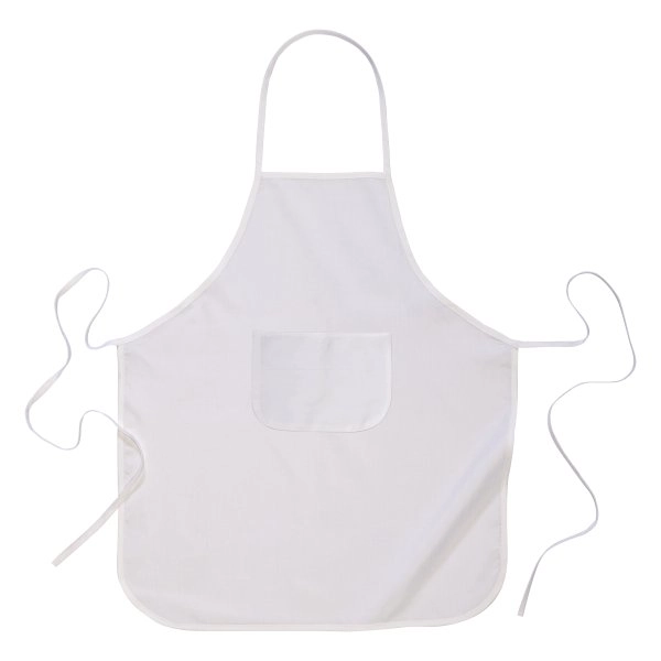 Grembiule lungo da cucina con tasca frontale in poliestere riciclato R-PET, 60x90 cm