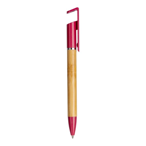 penna-twist-in-bambu-e-paglia-di-grano-con-stand-porta-cellulare-rosso-3.webp