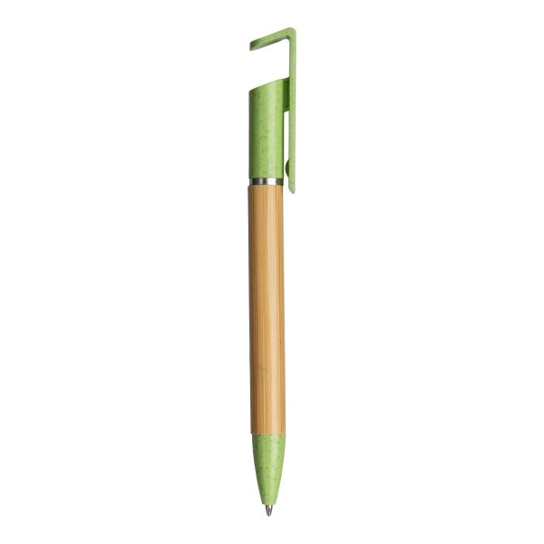 penna-twist-in-bambu-e-paglia-di-grano-con-stand-porta-cellulare-verde-mela-8.webp