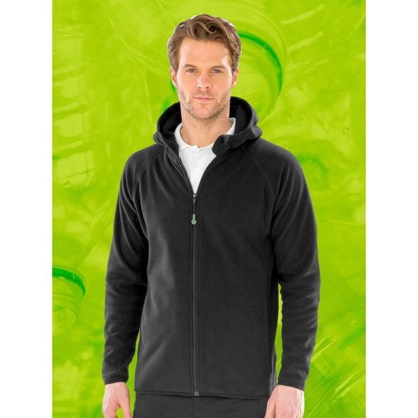 Hooded Recycled Microfleece Jacket