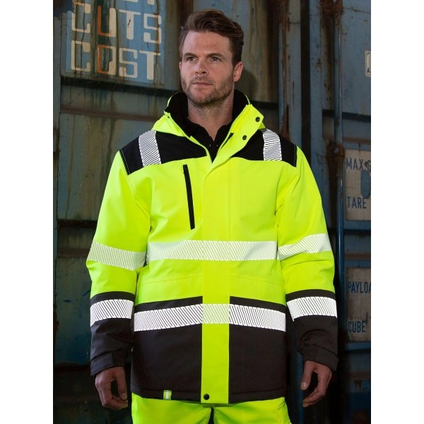 Printable Waterproof Softshell Safety Coat