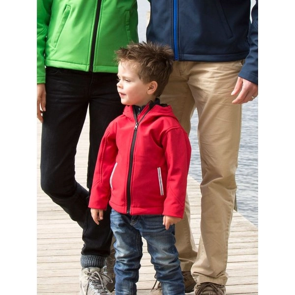 Junior Hooded Soft Shell Jacket