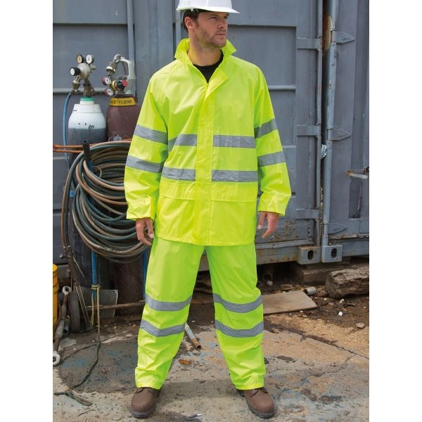 High Viz Waterproof Suit