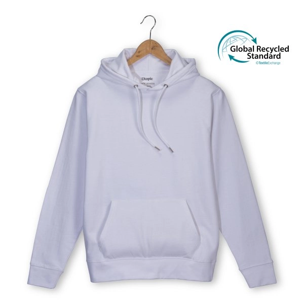 Immagine Felpa con cappuccio 100% tessuto rigenerato