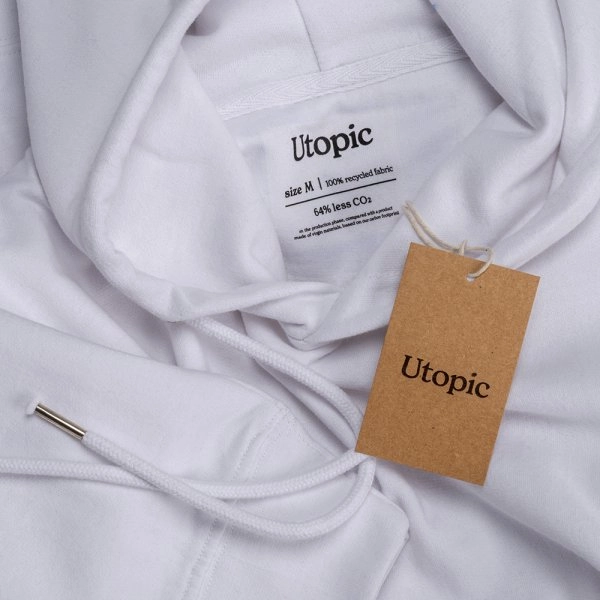 Immagine Felpa con cappuccio 100% tessuto rigenerato