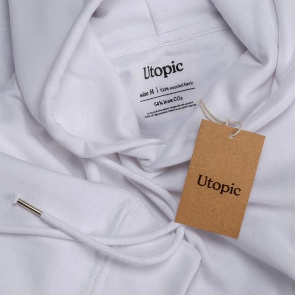 Immagine Felpa con cappuccio 100% tessuto rigenerato