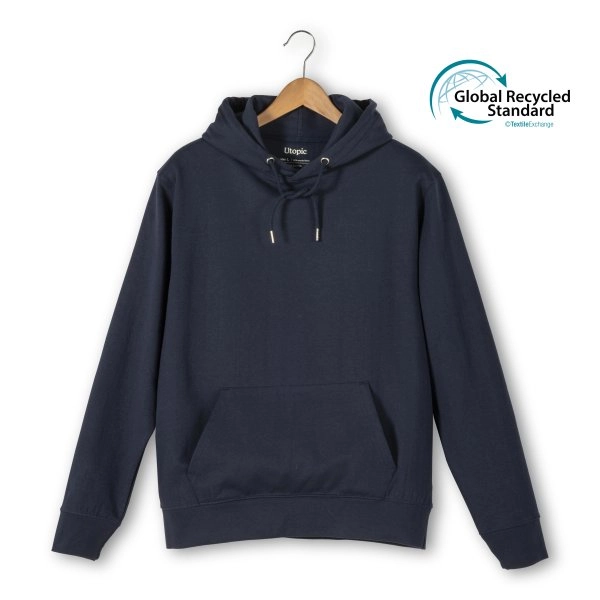 Immagine Felpa con cappuccio 100% tessuto rigenerato