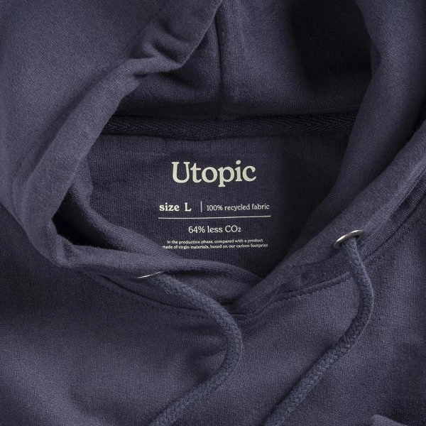 Immagine Felpa con cappuccio 100% tessuto rigenerato