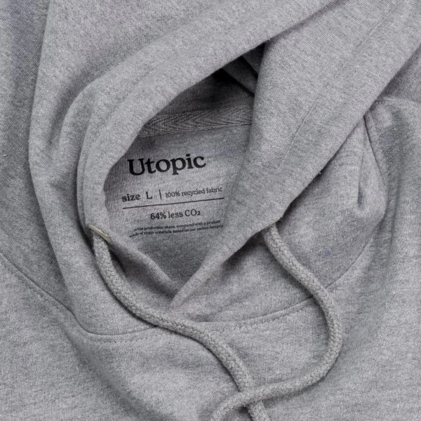 Immagine Felpa con cappuccio 100% tessuto rigenerato