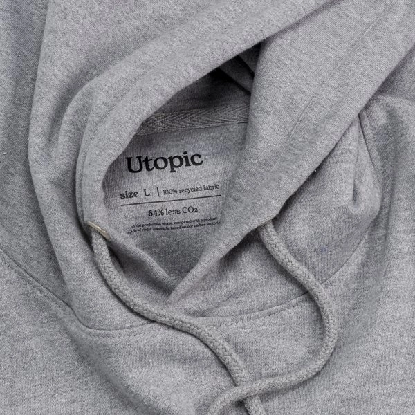 Immagine Felpa con cappuccio 100% tessuto rigenerato