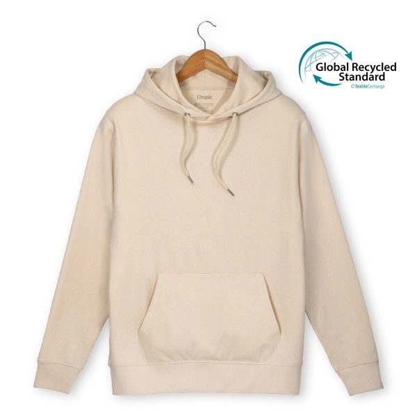 Immagine Felpa con cappuccio 100% tessuto rigenerato