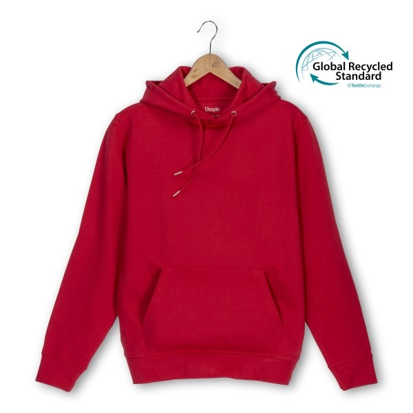 Immagine Felpa con cappuccio 100% tessuto rigenerato