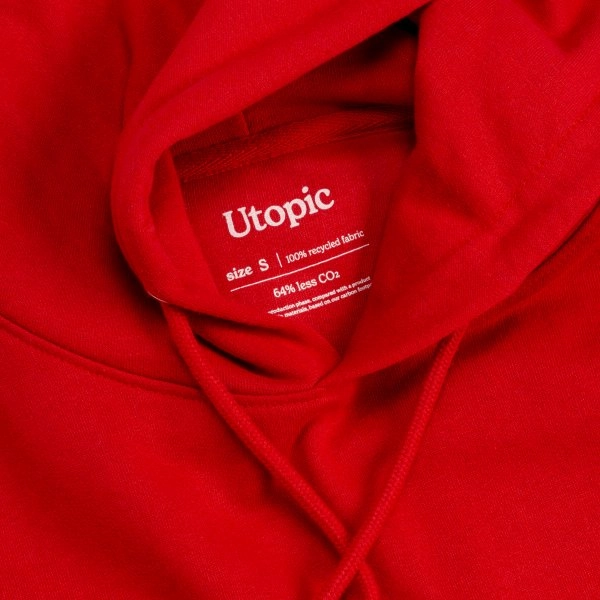 Immagine Felpa con cappuccio 100% tessuto rigenerato