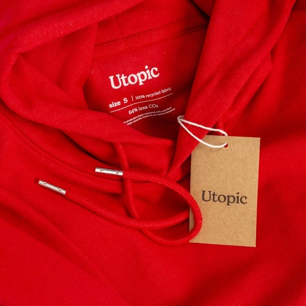 Immagine Felpa con cappuccio 100% tessuto rigenerato