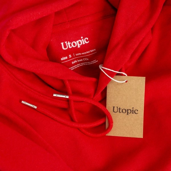 Immagine Felpa con cappuccio 100% tessuto rigenerato