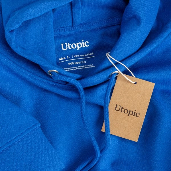 Immagine Felpa con cappuccio 100% tessuto rigenerato