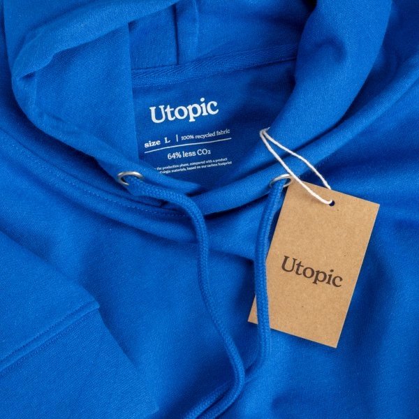 Immagine Felpa con cappuccio 100% tessuto rigenerato