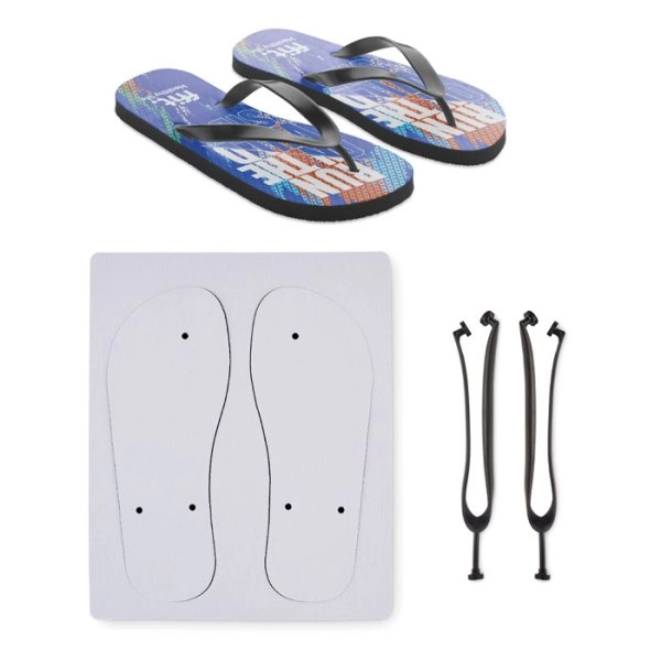 Infradito da spiaggia con strap in PVC. - DO MEL