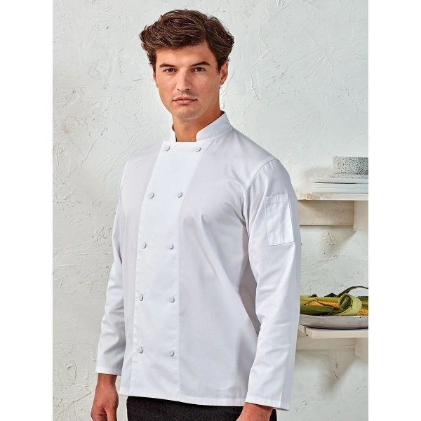 Chef's LS Coolchecker Jacket With Mesh Back Panel ack Panel