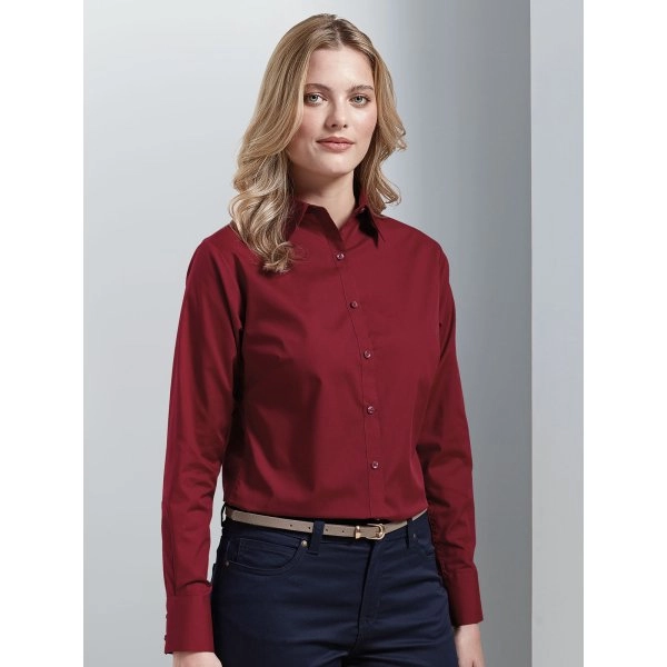 Poplin Long Sleeve Blouse