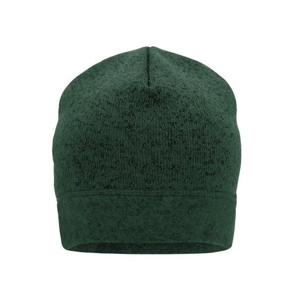 knitted-fleece-workwear-beanie-strong-dark-green-melange-black-8.webp