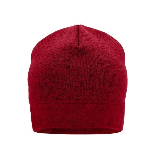 knitted-fleece-workwear-beanie-strong-red-melange-black-12.webp