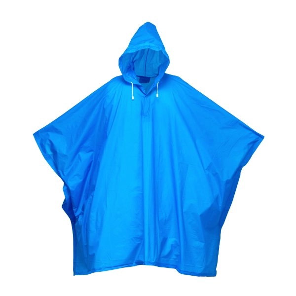 Poncho impermeabile in PVC, inserito in bustina