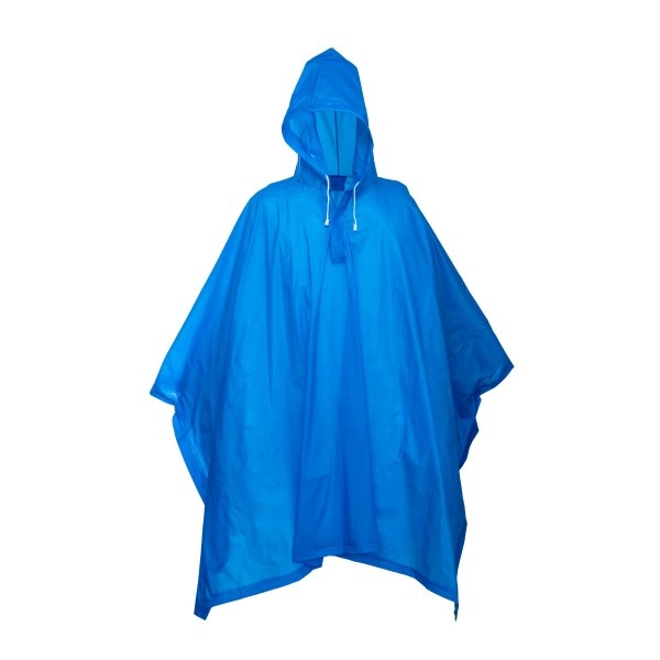 Poncho impermeabile in PVC goffrato, inserito in bustina